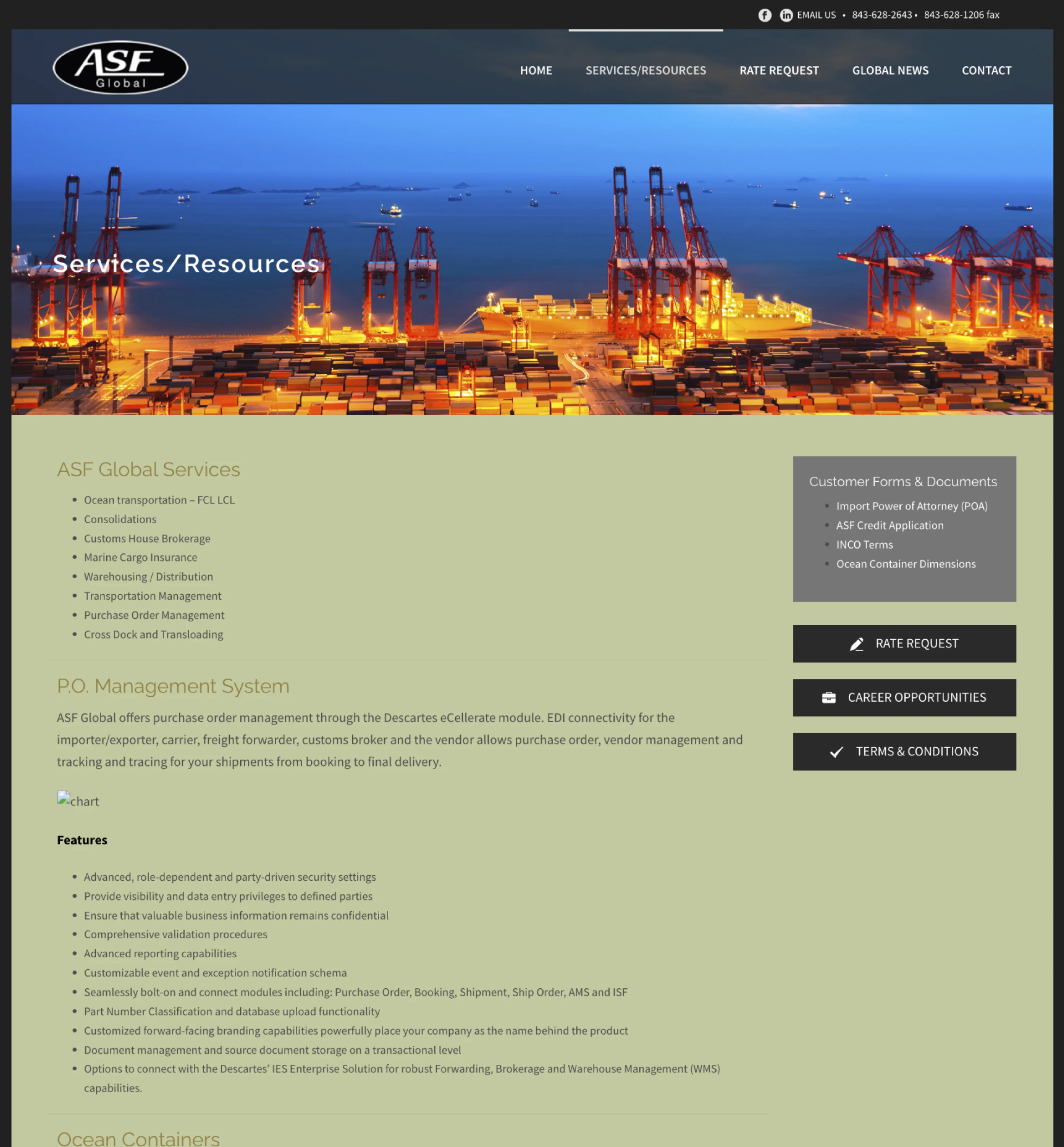 ASF Global original website